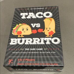 NEW Taco vs Burrito Strategic Card Game